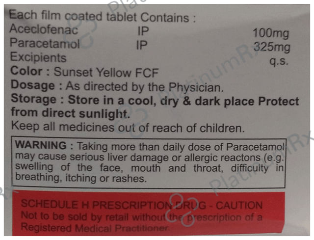 Aclosprit P 100/325mg Tablet 10s