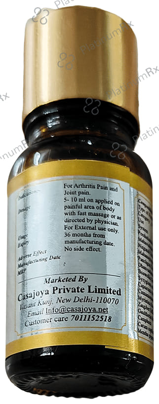 Silver Age Pain Relief Oil 10 ml