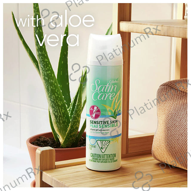 Gillette Satin Care Sensitive Skin Shave Gel For Women