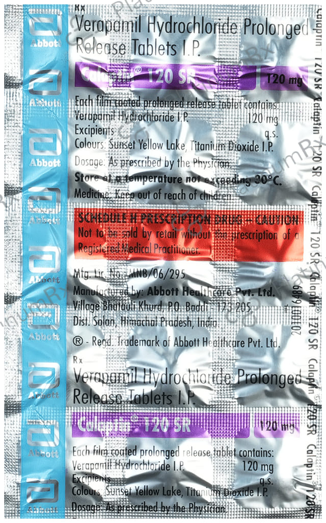 Calaptin 120mg Tablet SR 15s