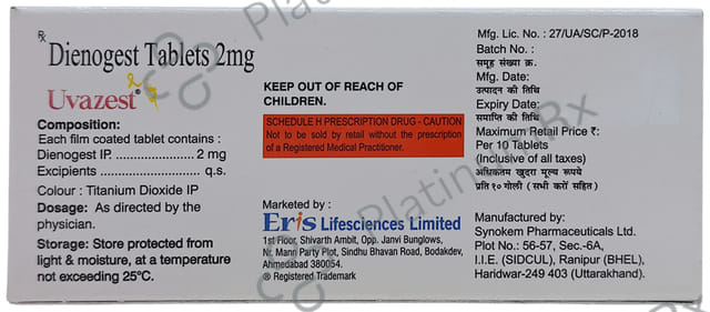 Uvazest 2mg Tablet