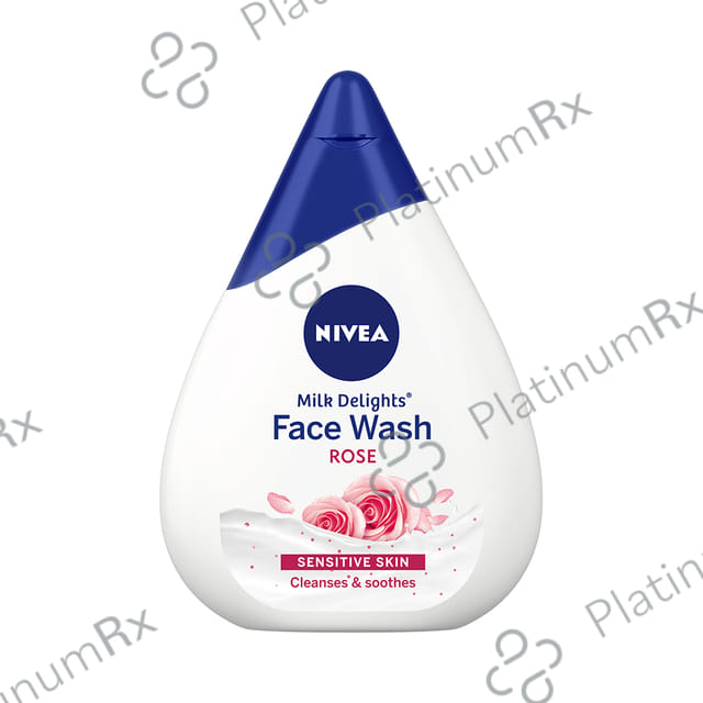 Nivea Milk Delights Sensitive Skin-Caring Rosewater Face Wash 100 ml