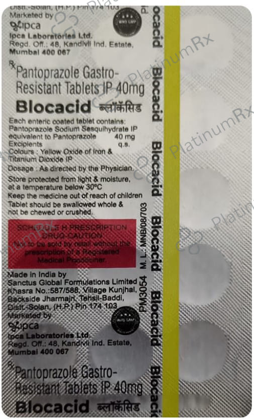 Blocacid 40mg Capsule 15s