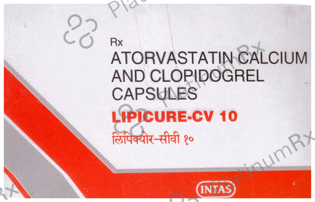 Lipicure CV 10/75mg Capsule 10s