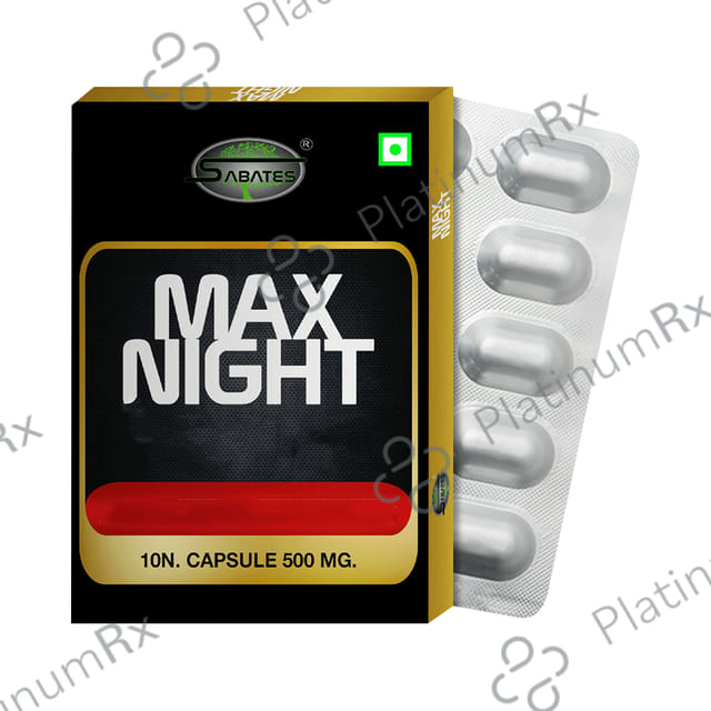 Sabates Max Night Capsule 10 capsules