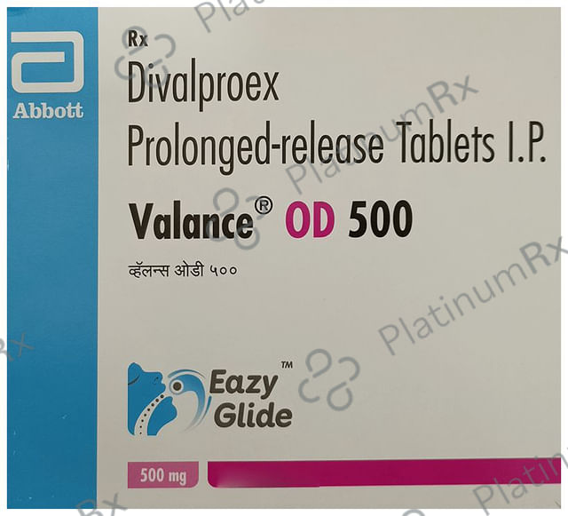 Valance OD PR 500mg Tablet 15s