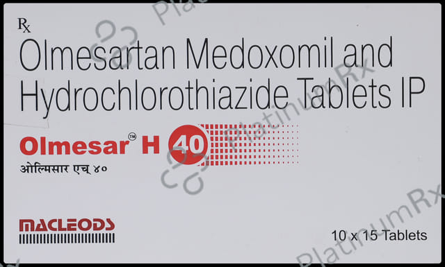 Olmesar H 40 12.5/40mg Tablet 15s
