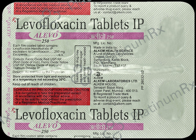 Alevo 250mg Tablet 10s
