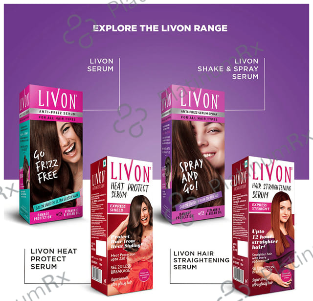 Livon Anti-Frizz Serum for Rough & Dry Hair 50 Serum
