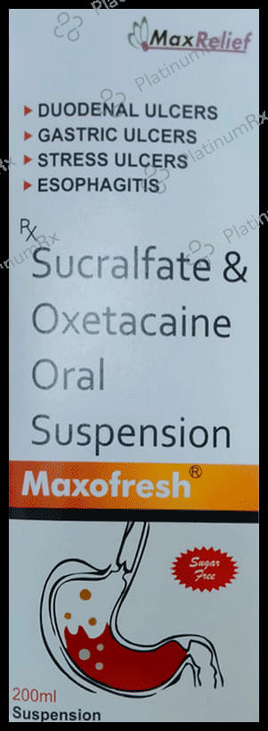 Maxofresh Oral Suspension Sugar Free
