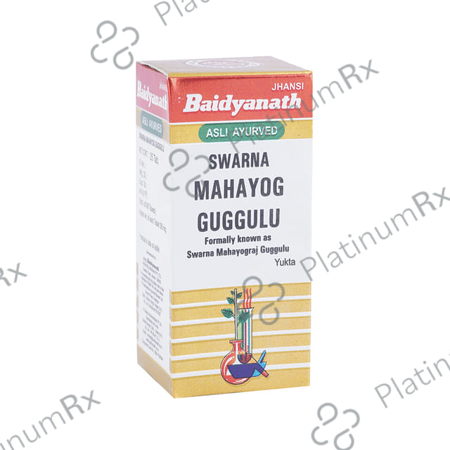 Baidyanath (Jhansi) Swarna Mahayog Guggulu 25 tablets