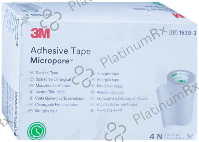 3M Micropore Surgical Tape 1X(3cm x 9.14m)