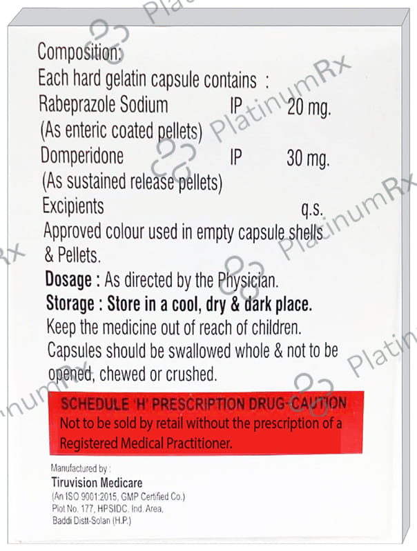 Rivera DSR 30/20mg Capsule 10s