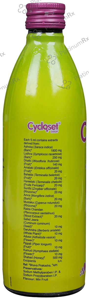 Cycloset Mixed fruit flavour Syrup 300ml