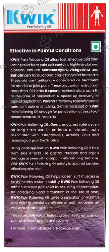Ozone Kwik Pain Relieving Oil