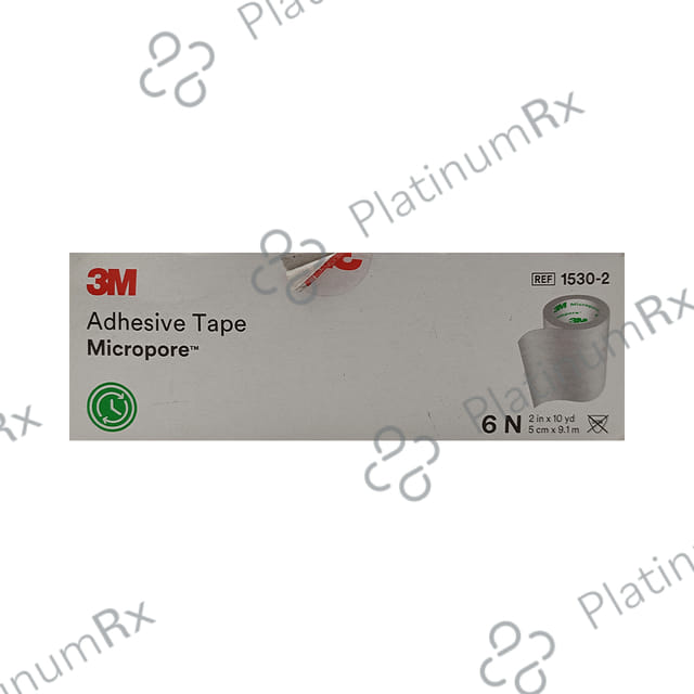 3M 1530 2 Micropore Adhesive 1X(5cm x 9.1m) Tape