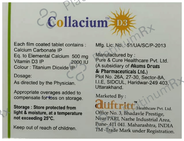 Collacium D3 Tablet 10s