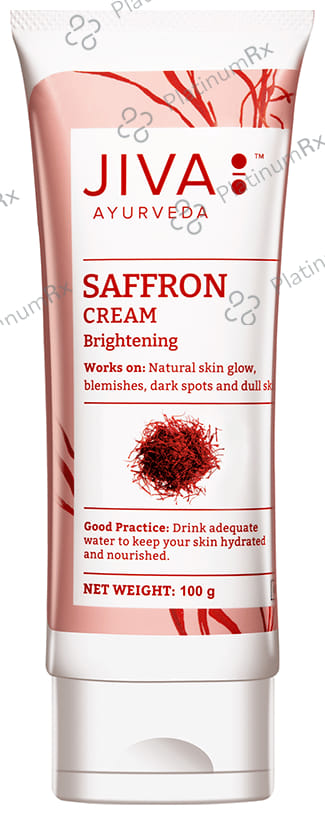 Jiva Ayurveda Saffron Cream Brightening (100gm Each) 2 Tubes