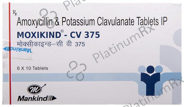 Moxikind CV 375 250/125mg Tablet 10s
