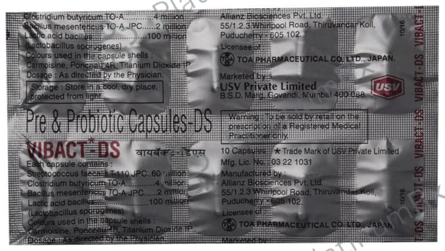 Vibact DS Capsule 10s