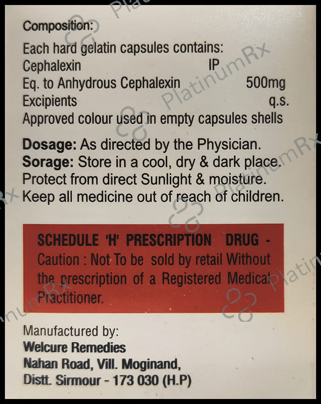 Altoceph 500mg Capsule 10s