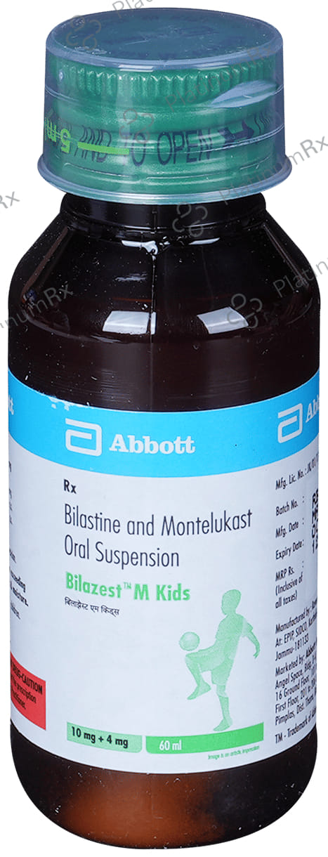 Bilazest M Kids 10/4mg Oral Suspension 60ml