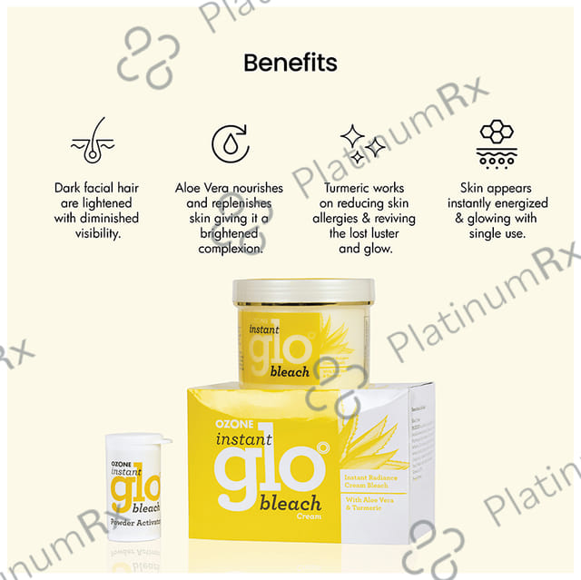 Ozone Instant Glo Bleach Cream 43 gm