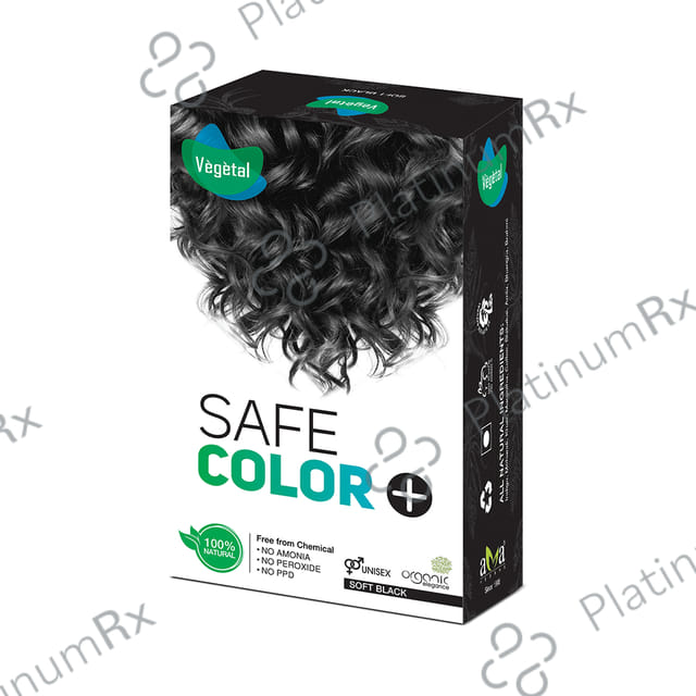 Vegetal Safe Color Sachet (50gm Each) Soft Black 2 Sachets