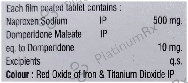 Emnox D 10/500mg Tablet 10s