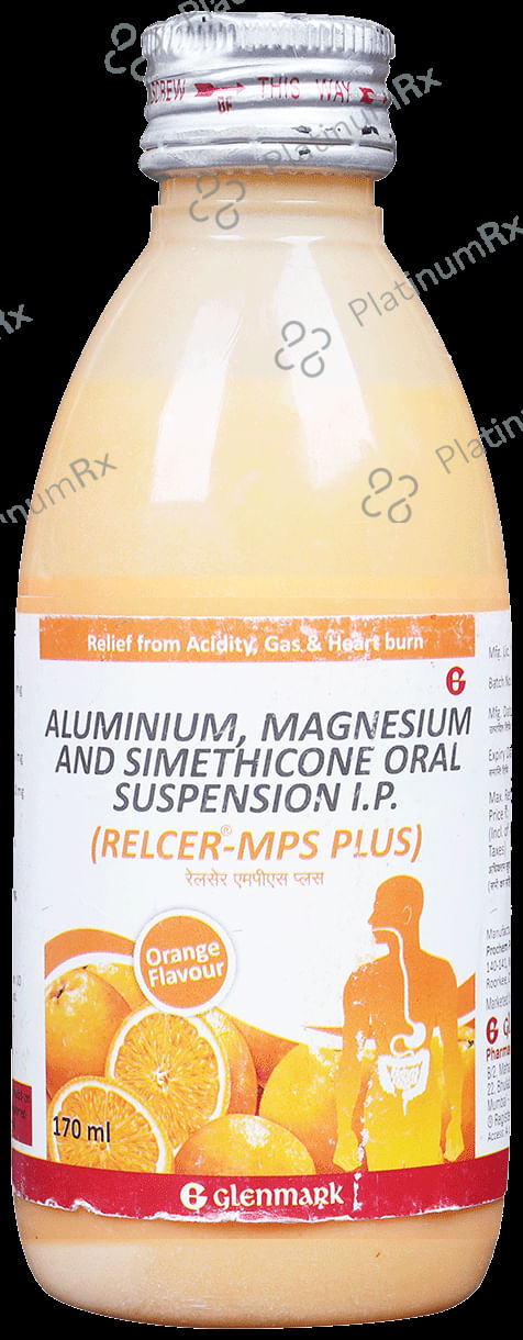 Relcer Mps Plus Oral Suspension Orange 170ml