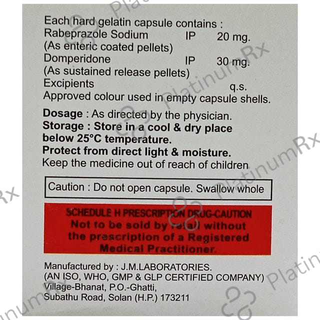Rabiprime DSR 30/20mg Capsule 10s
