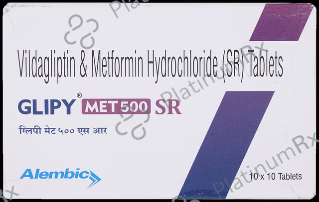 Glipy Met 500mg SR Tablet 10s