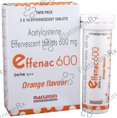 Effenac 600 Effervescent Tablet Orange