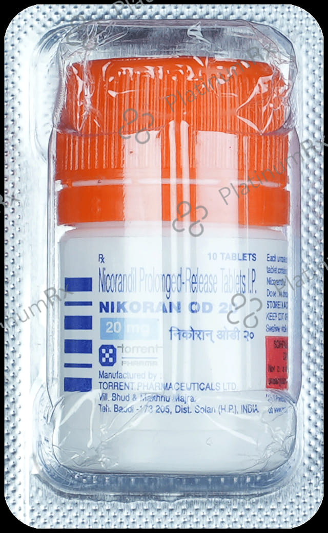 Nikoran OD 20mg Tablet PR 10s