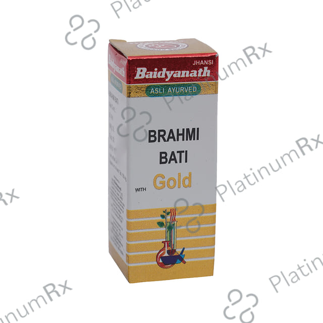 Baidyanath (Jhansi) Brahmi Bati with Gold 5 tablets