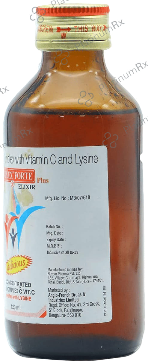 Beplex Forte Plus Elixir 120ml