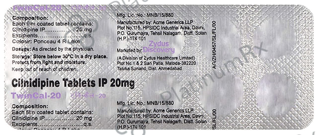 Twincal 20mg Tablet 10s