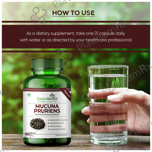 Simply Herbal Mucuna Pruriens Capsule