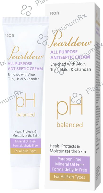 Pearldew pH Balanced All Purpose Antiseptic Cream (30gm Each) 4 Tubes