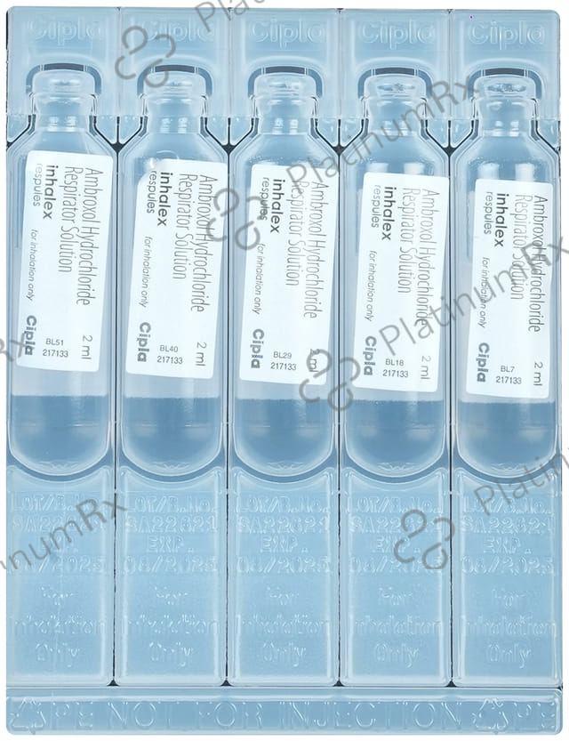 Inhalex 15mg Respules 5X2ml