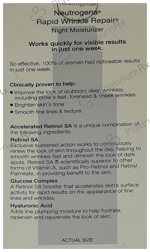Neutrogena Rapid Wrinkle Repair Moisturiser Night