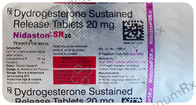 Nidaston 20mg SR Tablet 10s