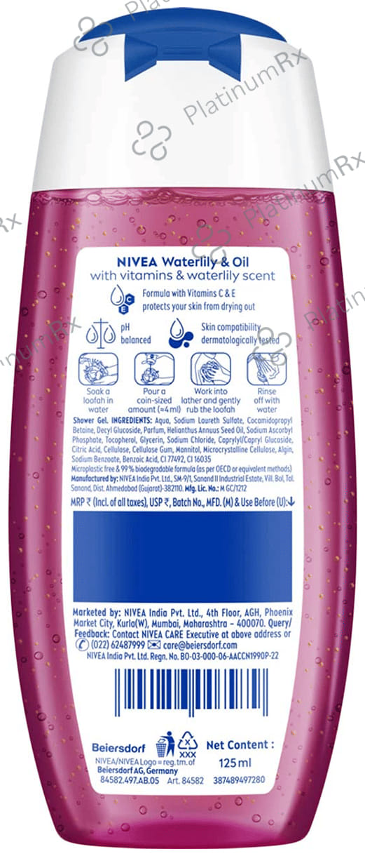 Nivea Nivea Shower Gel Waterlily & Oil 250 ml