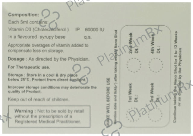 Relicaal D3 Nano Shot Delicious Orange Sugar Free