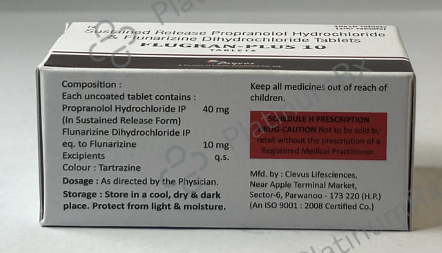Flugran Plus 40mg/10mg Tablet