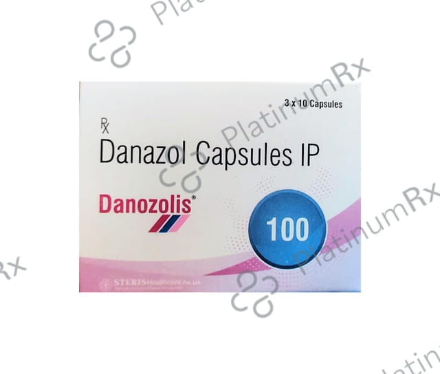 Danozolis 100mg Capsule 10s