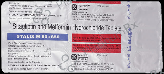 Stalix M 50/850mg Tablet 15s