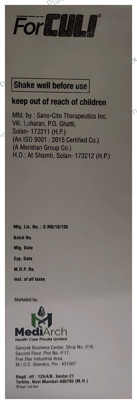 Forculi Oral Solution Orange Sugar Free 450 Oral Solution