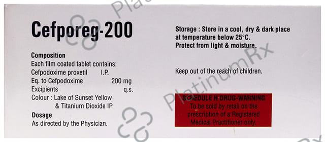 Cefporeg 200mg Tablet 10s