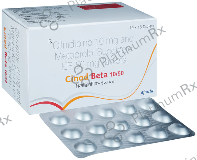 Cinod Beta 10/50mg Tablet ER 15s